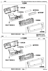 5590060E41-CONTROL ASSY, AIR CONDITIONER, NO.2