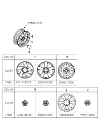 529601G300-CAP ASSY-WHEEL HUB