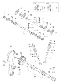 0K30C12121-VALVE EXHAUST