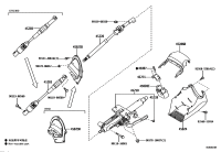 4520360270-SHAFT SUB-ASSY, STEERING INTERMEDIATE, NO.2
