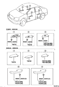 7427112030-PANEL RR DOOR ARMRE