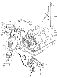 077115401J-BRACKET, OIL FILTER