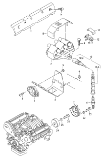 078035255-CONNECTOR,SPARKPLUG