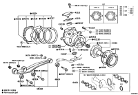 0443460141-GASKET KIT, FR AXLE