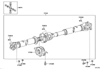 371000K030-SHAFT ASSY, PROPELLER W/CENTER BEARING