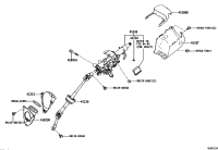 45286V2010C0-COVER, STEERING COLUMN, UPR