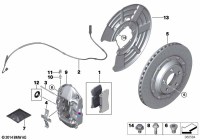 34212284990-BRAKEPAD FR/E81/E87(1 SRS)