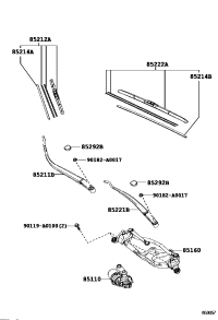 8511002350-MOTOR ASSY, WINDSHIELD WIPER
