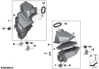 13715A05DA0-ELEMENT, AIR CLEANER ATK412
