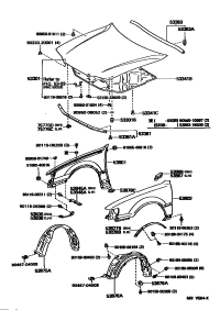 5383633030-BRACE, FR FENDER TO