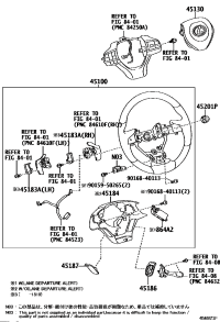 4510030E70C0-WHEEL ASSY, STEERING
