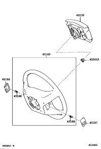 4510008091B0-WHEEL ASSY, STEERING
