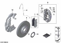 34112284970-BRAKEPAD FR/E81/E87(1 SRS)