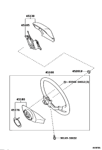 4510036140B1-WHEEL ASSY, STEERING