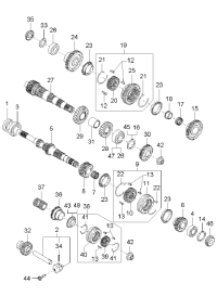 0K2A317211-GEAR-PRIMARY 4TH