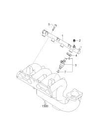 0K30E13250-INJECTOR-FUEL