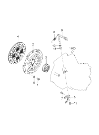 0K30E16410-COVER ASSY, CLUTCH