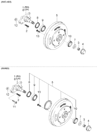 0K30C26250A-DRUM ASSY-RR BRAKE