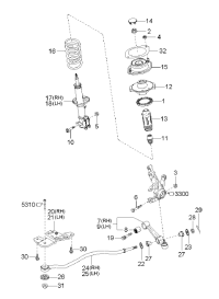 0K30B34300B-ARM ASSY-LWR, RH