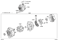 2706054430-ALTERNATOR, 12V 80A 4PK, TOYOTA