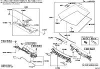 5570802C80-LOUVER SUB-ASSY, COWL TOP VENTILATOR