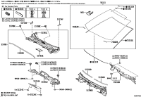 5570802C60-LOUVER SUB-ASSY, COWL TOP VENTILATOR