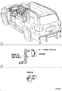 8934104010B1-SENSOR, ULTRASONIC, NO.1