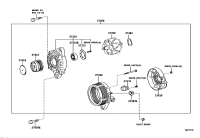 2706037071-ALTERNATOR, 12V 80A 4PK, TOYOTA