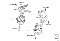 12311WAA02-BRACKET, ENGINE MOUNTING, FRONT NO.1 RH