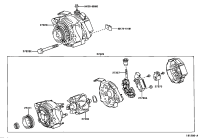 2706021060-ALTERNATOR, 12V 80A 4PK, TOYOTA
