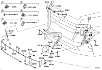 8520726010-ACTUATOR SUB-ASSY, HEADLAMP WASHER, RH