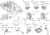 8615030370A0-SPEAKER ASSY, W/BOX