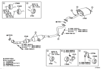 17430F3110-PIPE ASSY, EXHAUST, TAIL