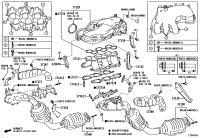 1714031B00-MANIFOLD ASSY, EXHAUST, RH
