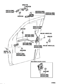 6921102130-HANDLE ASSY, DOOR