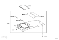 633100A430B0-HEADLINING ROOF