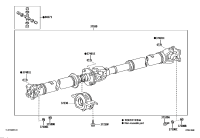 371000K040-SHAFT ASSY, PROPELLER W/CENTER BEARING