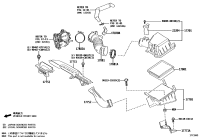 17701F2100-CASE SUB-ASSY, AIR CLEANER