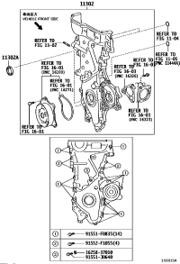 1131037031-TIMING CHAIN COVER