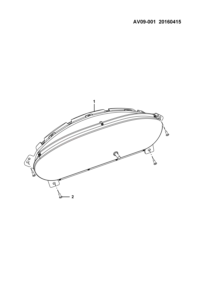 23917585-METER ASSY., COMBINA