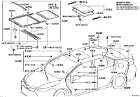 6320102340-GLASS SUB-ASSY, SLIDING ROOF