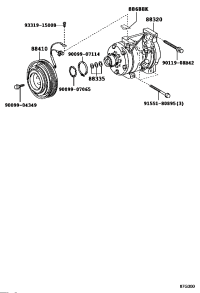 8832060840-COMPRESSOR ASSY