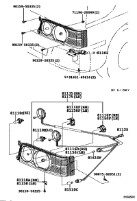 8113036550-UNIT ASSY, HEADLAMP