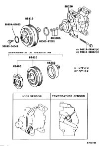 8841052230-CLUTCH ASSY, MAGNET