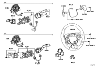 84250V2030C3-SWITCH ASSY, STEERIN