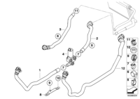 64219222700-HOSE/RADIATOR-3E46