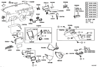 5565058070E0-REGISTER ASSY, INSTRUMENT PANEL, NO.1
