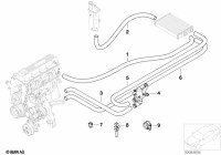 64218377781-HOSE/RADIATOR-3E46