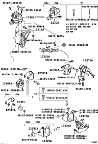 1230521130-INSULATOR SUB-ASSY, ENGINE MOUNTING, RH