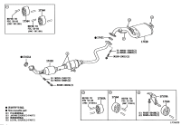 17410F2550-PIPE ASSY, EXHAUST, FRONT